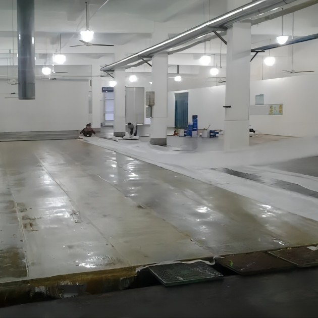 北海防腐蚀地坪,环氧玻纤地坪，玻纤工业地坪，环氧玻纤布地坪,乙烯基玻纤布地坪产品图3